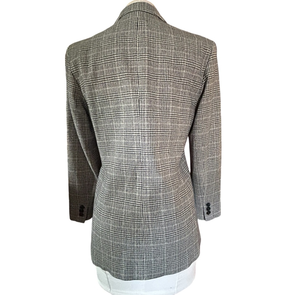 Pendleton Vintage Wool Herringbone Button Black G… - image 5